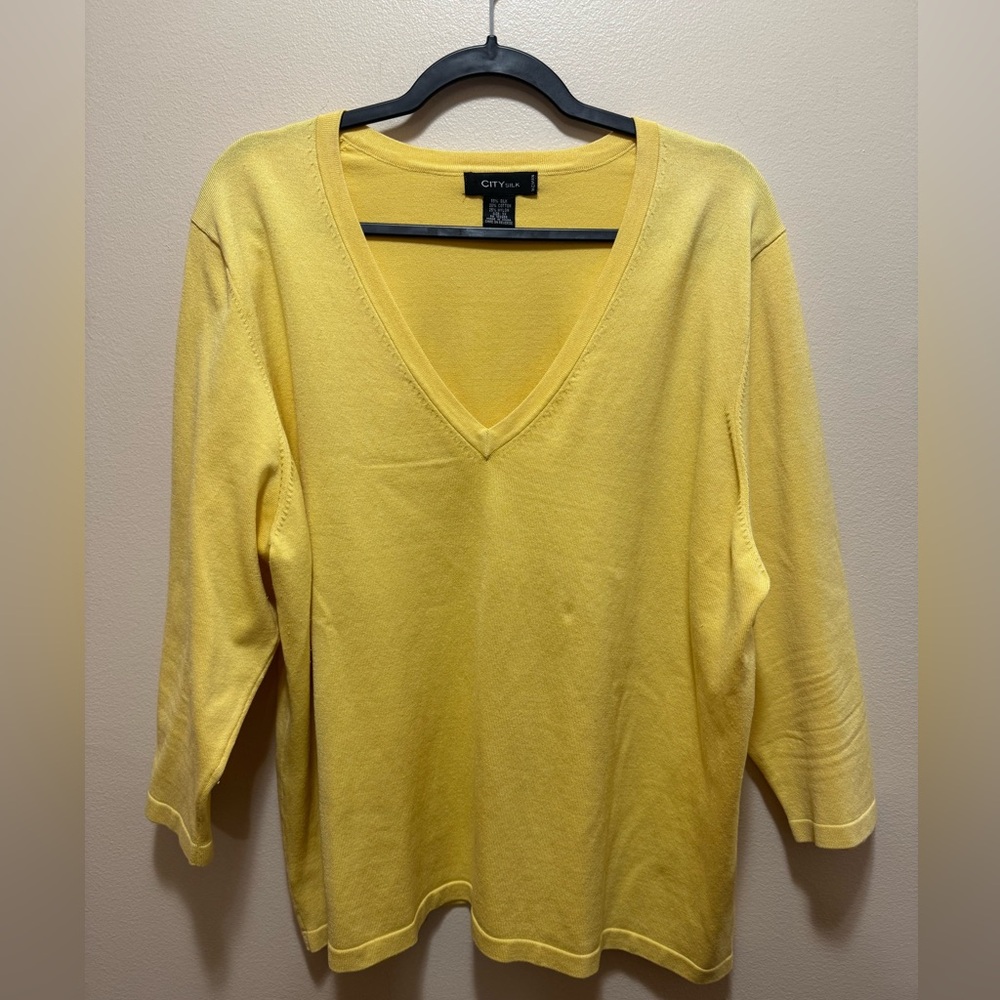City Silk Sweater
